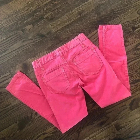 Free People Hot Pink Corduroy Stretch Skinny Pants - Picture 6 of 16
